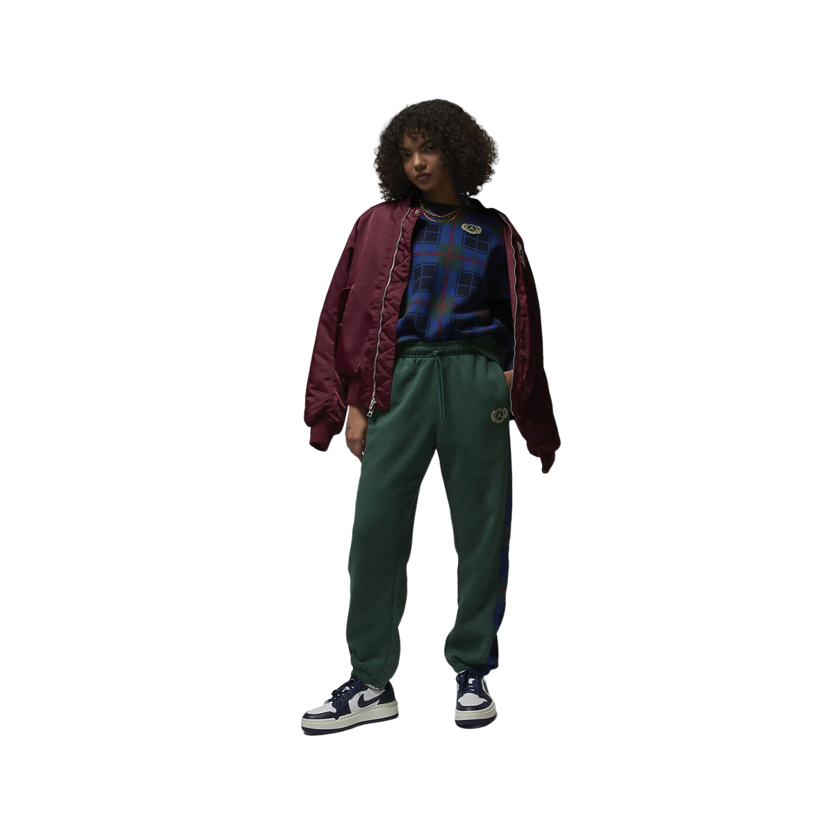 Air Jordan Women's Brooklyn Fleece Pants Noble Green
