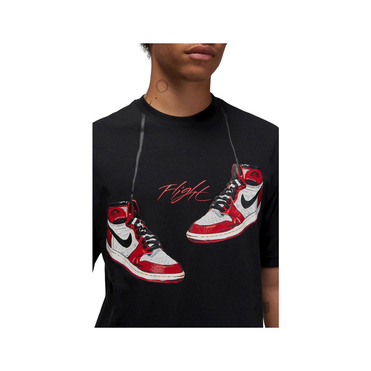 Air Jordan Men's 1985 Lost and Found Tee Short Sleeve Shirt Black - KickzStore