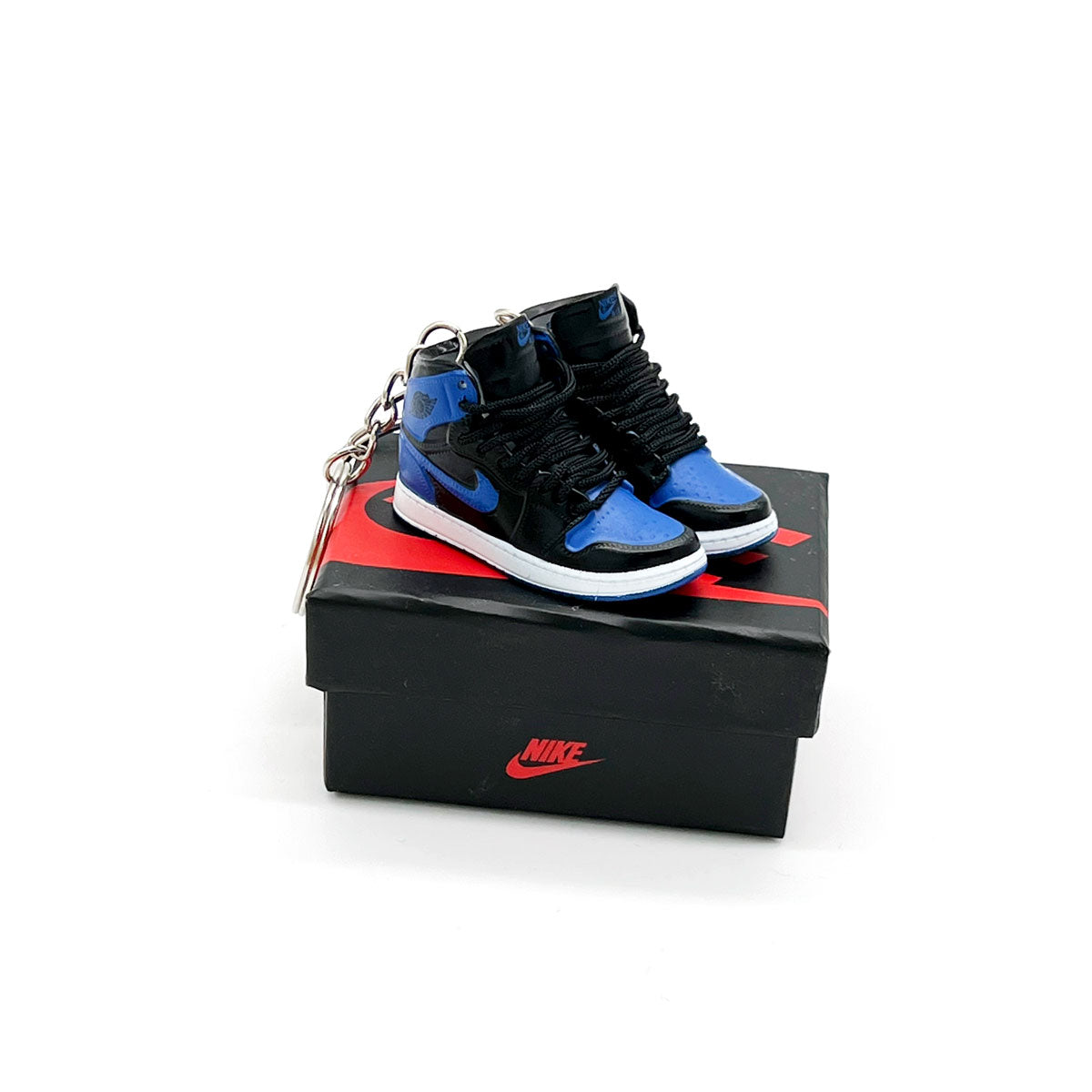 3D Sneaker Keychain- Air Jordan 1 High Royal Blue Pair - KickzStore