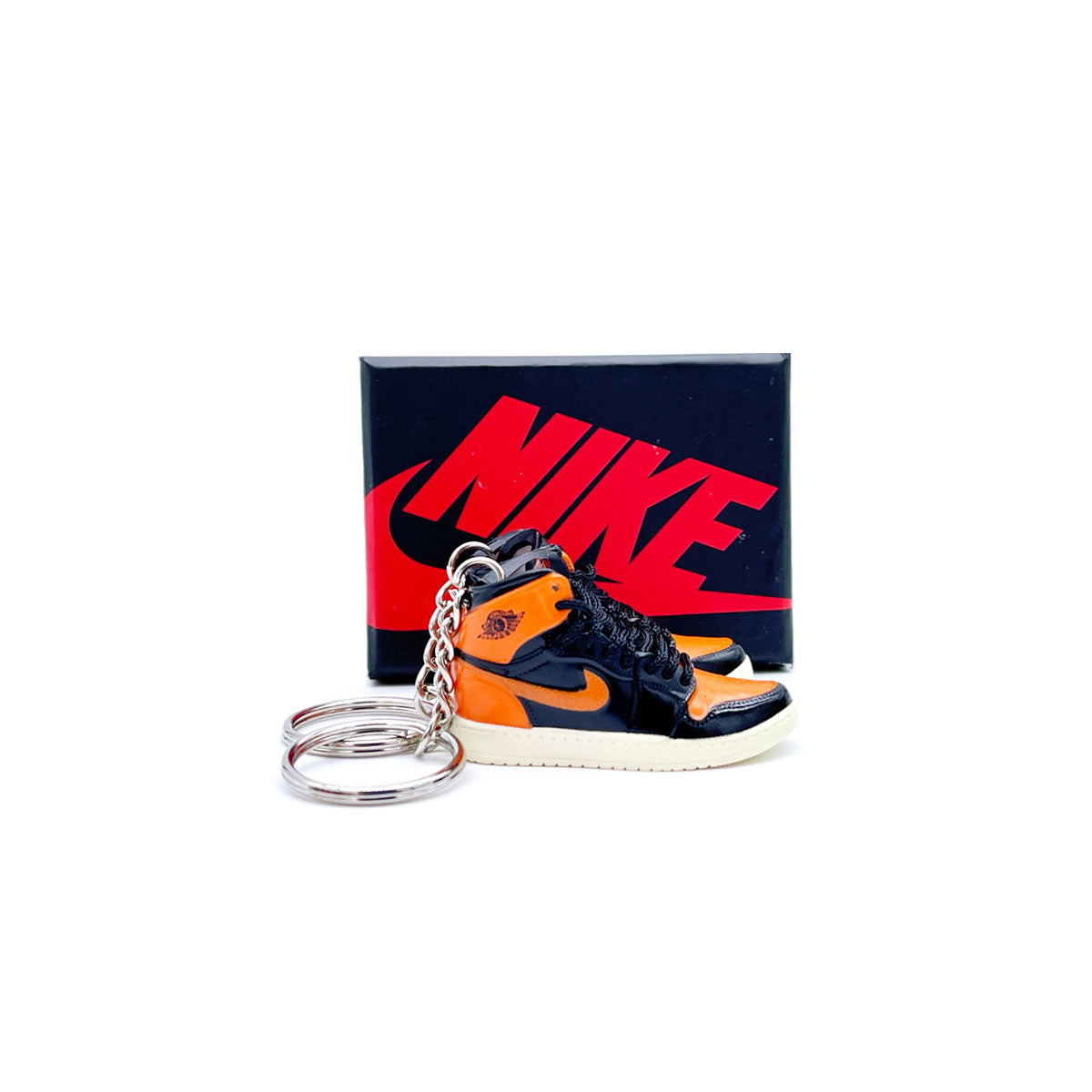 3D Sneaker Keychain- Air Jordan 1 Shattered Backboard 3.0 Pair - KickzStore