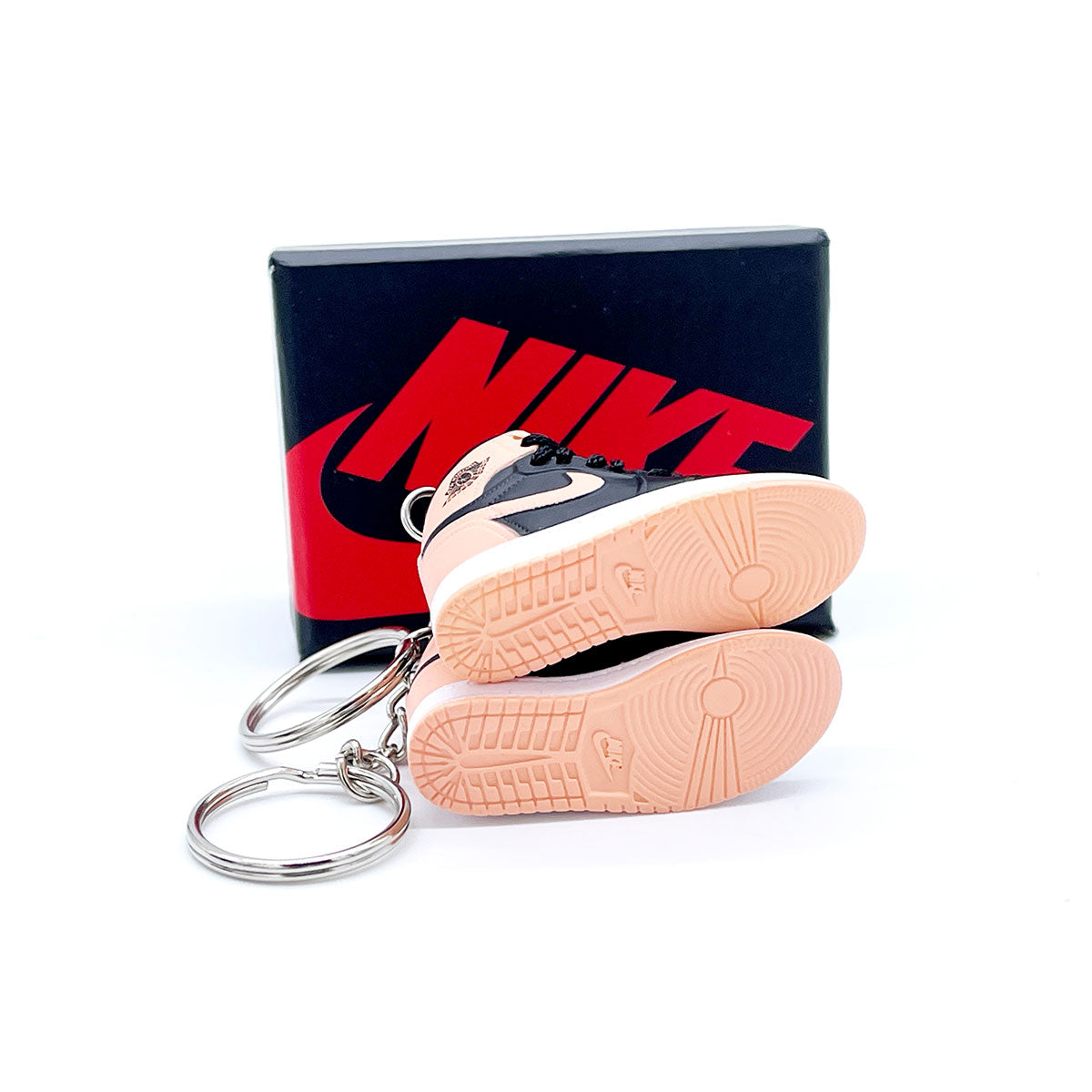 3D Sneaker Keychain- Air Jordan 1 High Crimson Tint Pair