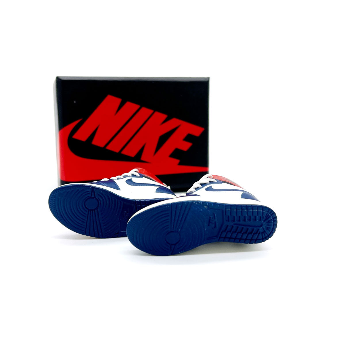 3D Sneaker Keychain- Air Jordan 1 High Union Blue Toe Pair