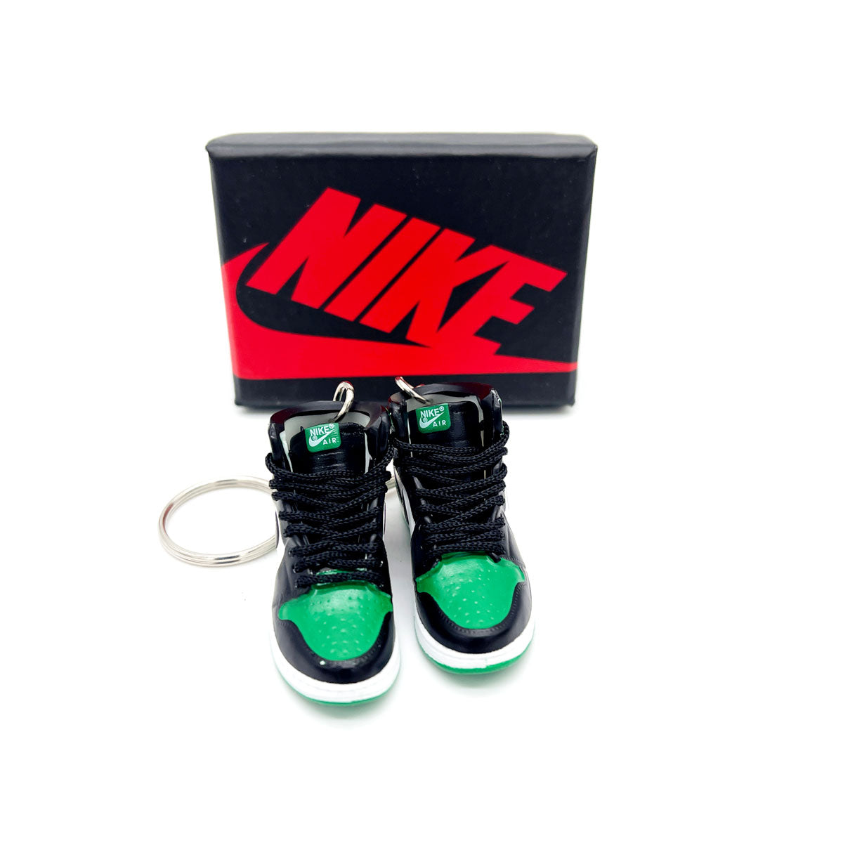 3D Sneaker Keychain- Air Jordan 1 High Pine Green 1.0 Pair