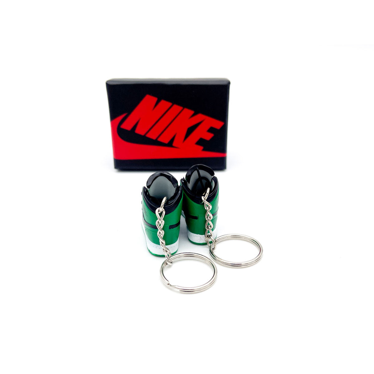 3D Sneaker Keychain- Air Jordan 1 Pine Green 2.0 Pair