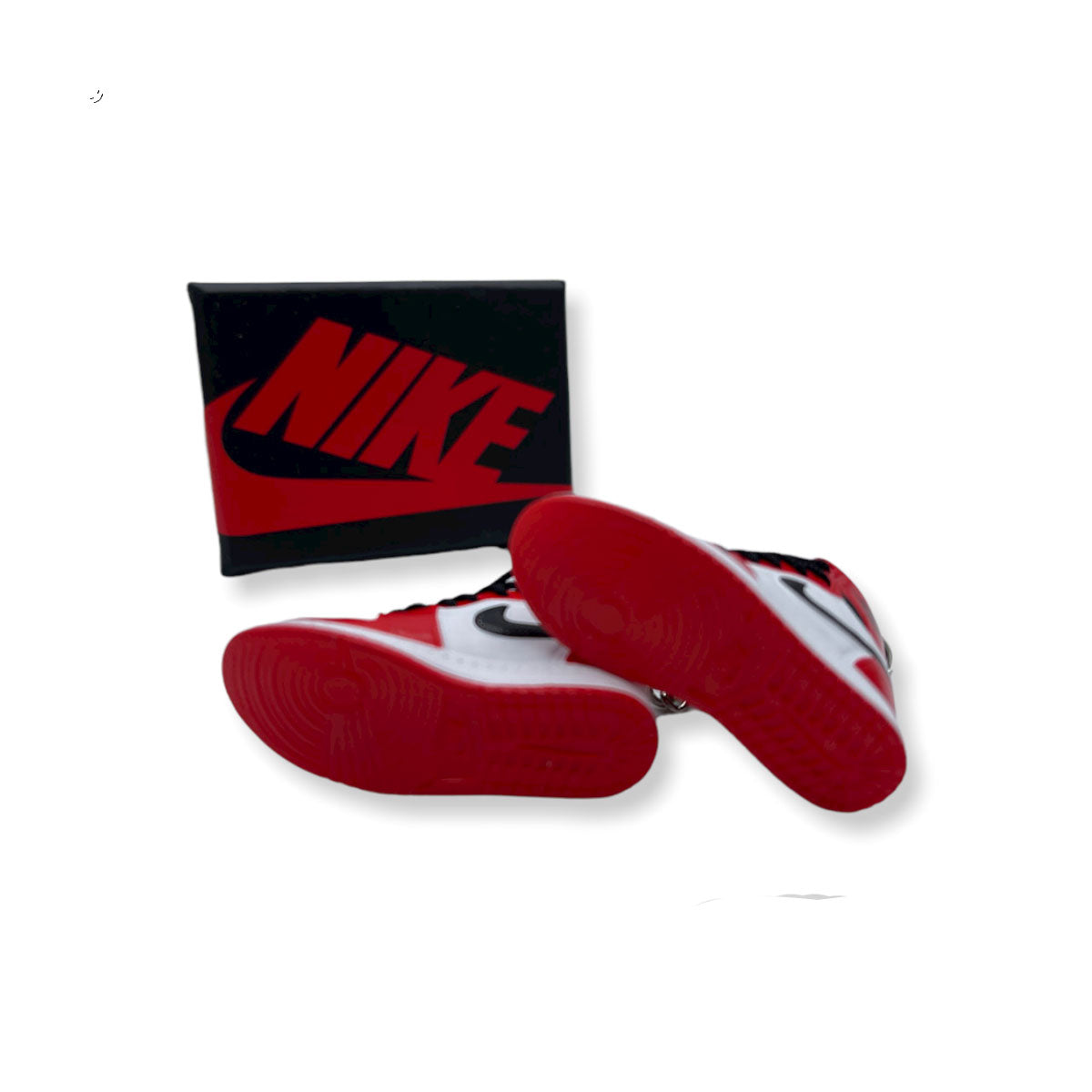 3D Sneaker Keychain- Air Jordan 1 High Chicago Pair - KickzStore