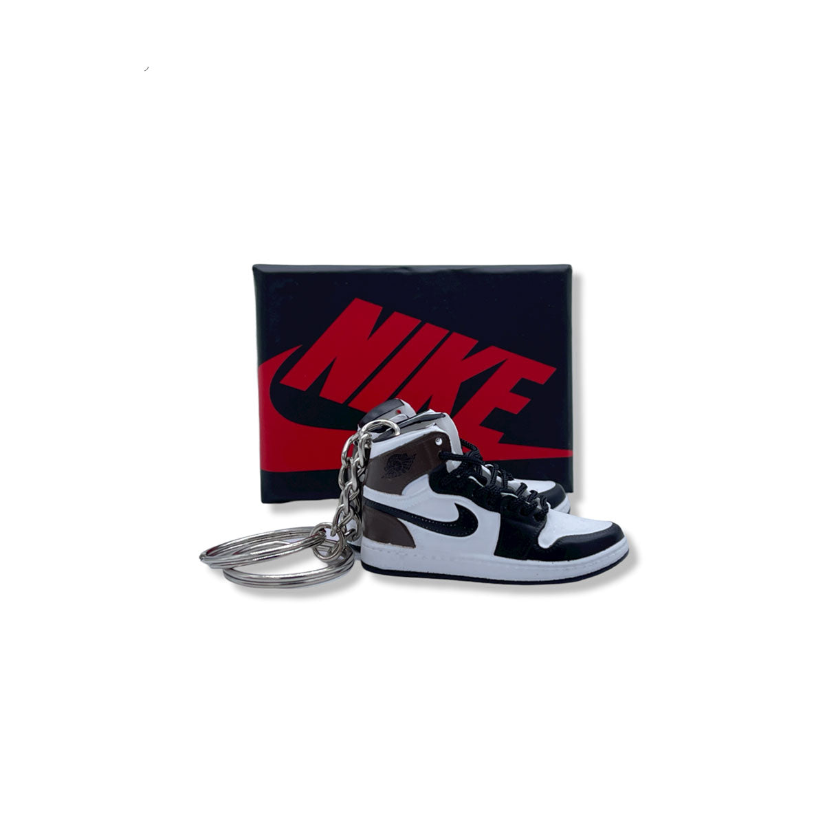 3D Sneaker Keychain- Air Jordan 1 High Dark Mocha Pair - KickzStore