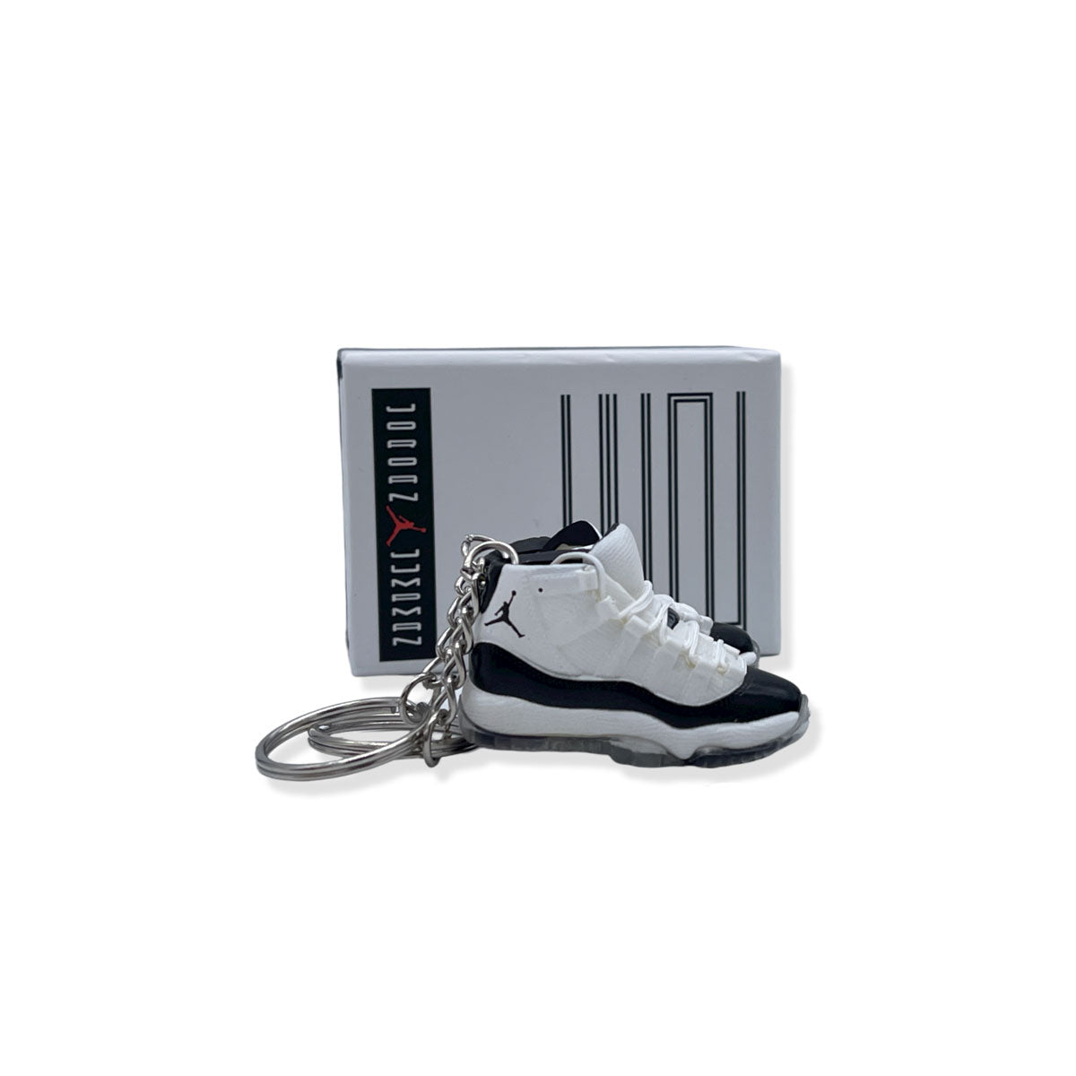 3D Sneaker Keychain- Air Jordan 11 Concord Pair - KickzStore