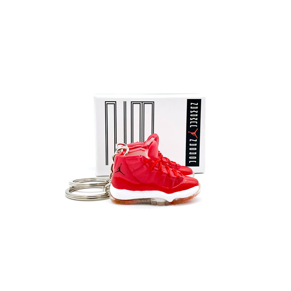 3D Sneaker Keychain- Air Jordan 11 Win Like 96 Pair