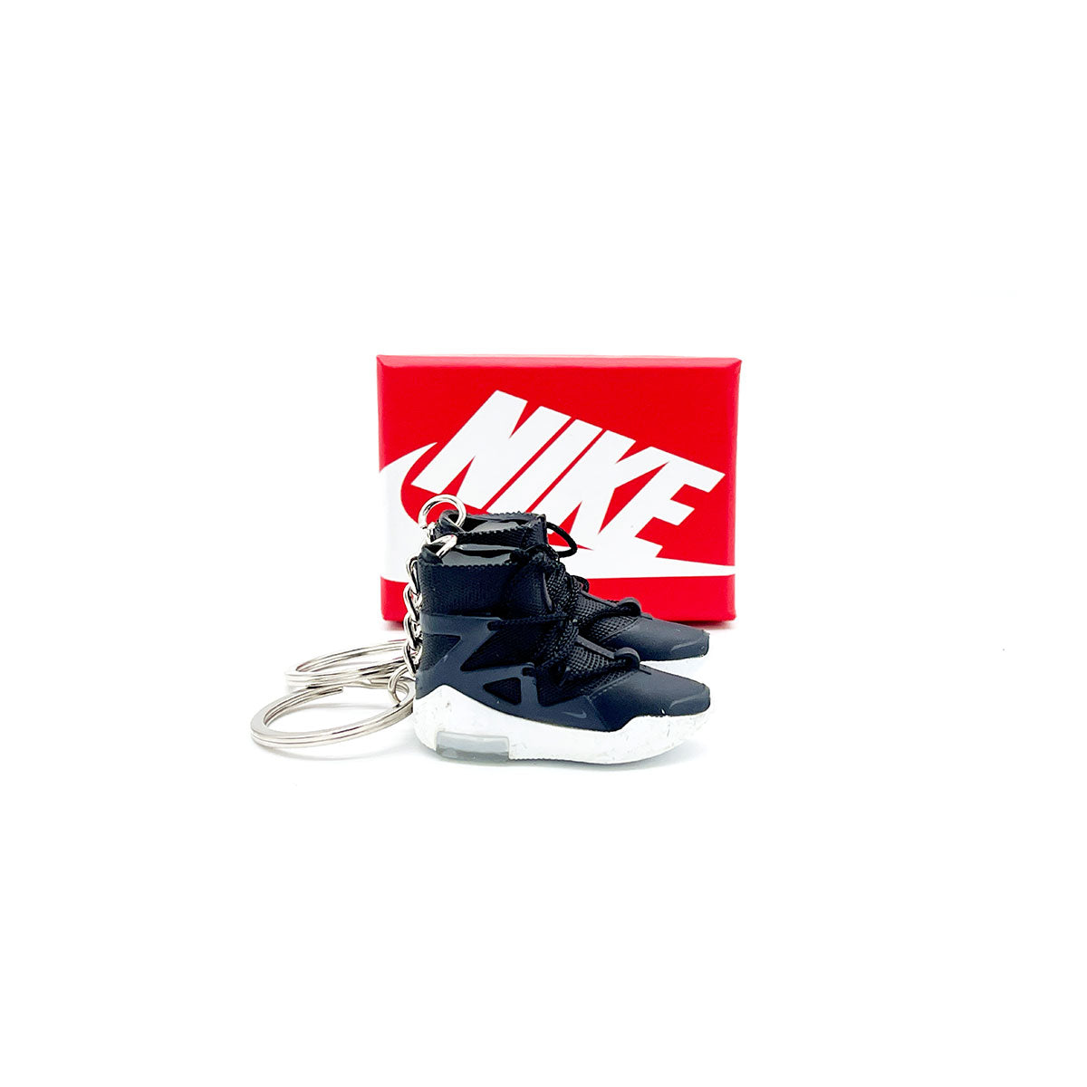 3D Sneaker Keychain- Nike Air Fear Of God 1 Black Pair - KickzStore