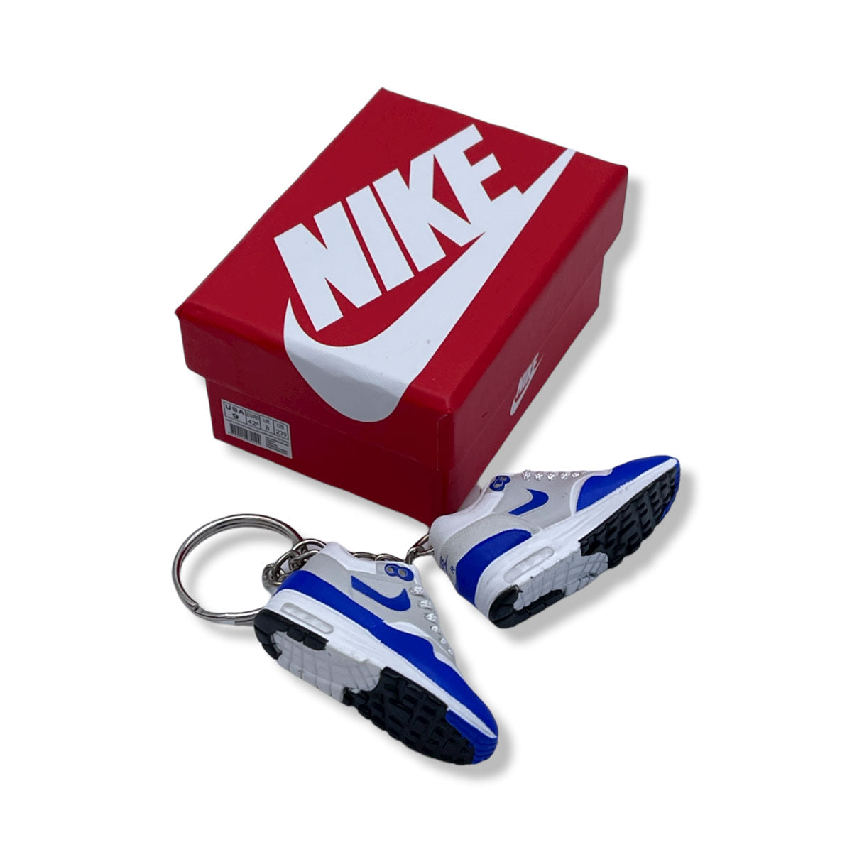 3D Sneaker Keychain- Air Max 1 Anniversary Royal Pair
