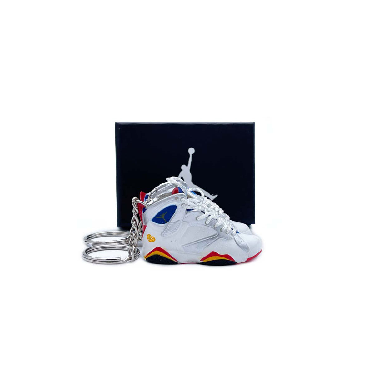 3D Sneaker Keychain- Air Jordan 7 Olympic Pair - KickzStore