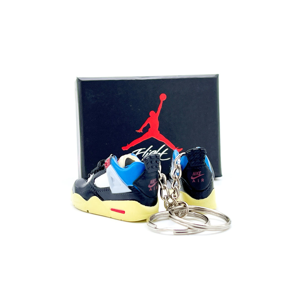 3D Sneaker Keychain- Air Jordan 4 Union Nior Pair