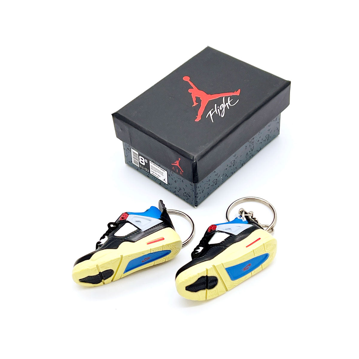 3D Sneaker Keychain- Air Jordan 4 Union Nior Pair - KickzStore