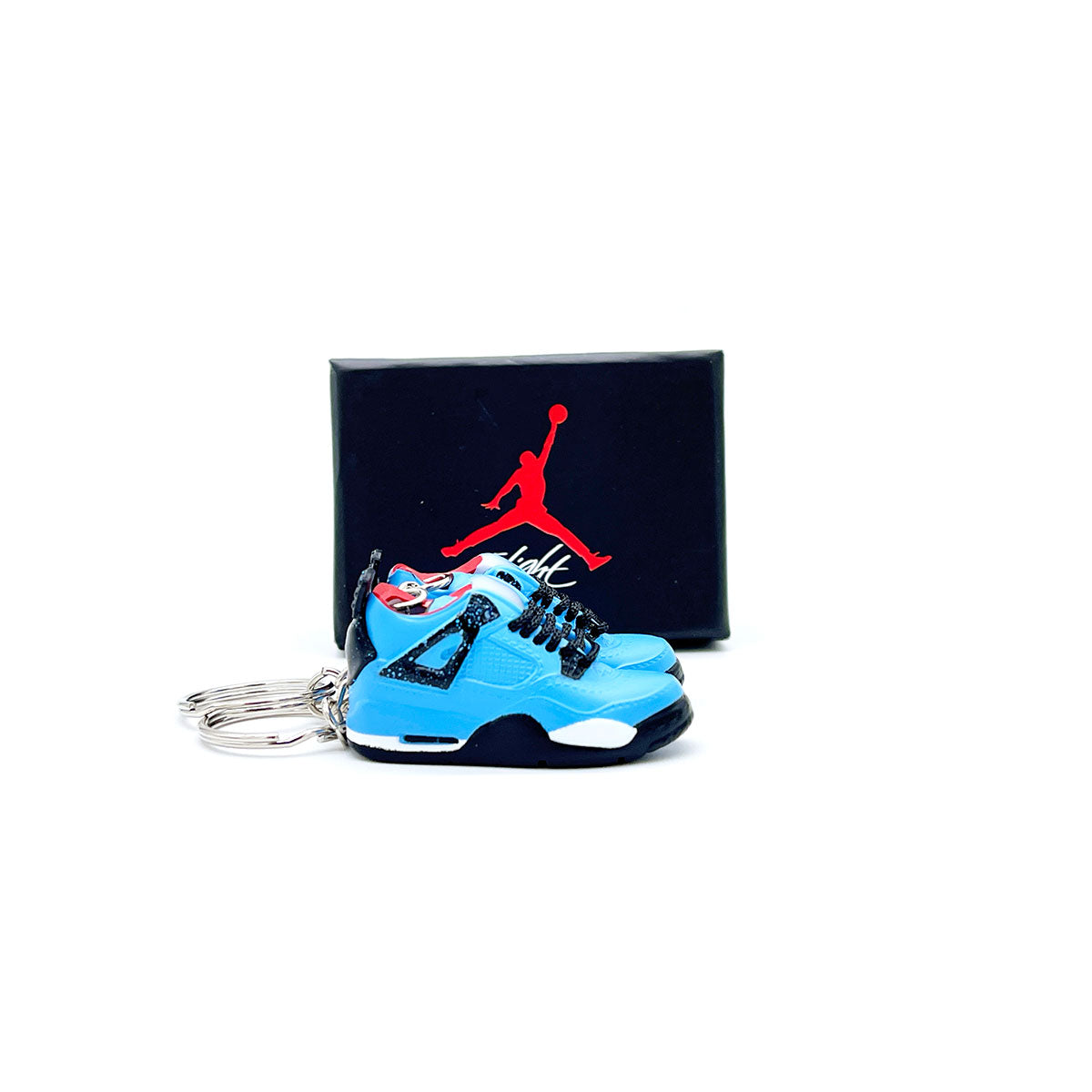 3D Sneaker Keychain- Air Jordan 4 Travis Scott Pair - KickzStore