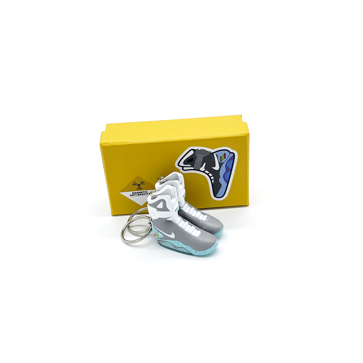 3D Sneaker Keychain- Nike Air Mag Back To The Future Pair