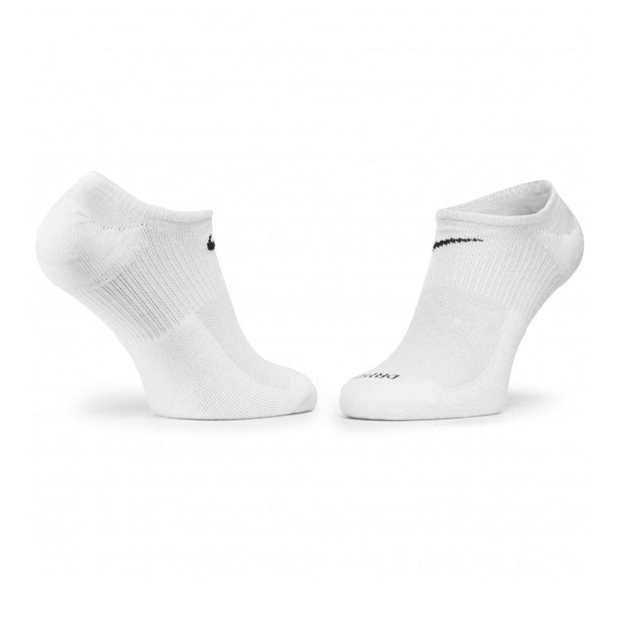 Nike Men's Everyday Plus Cushioned Training No Show Socks White - 3 Pack