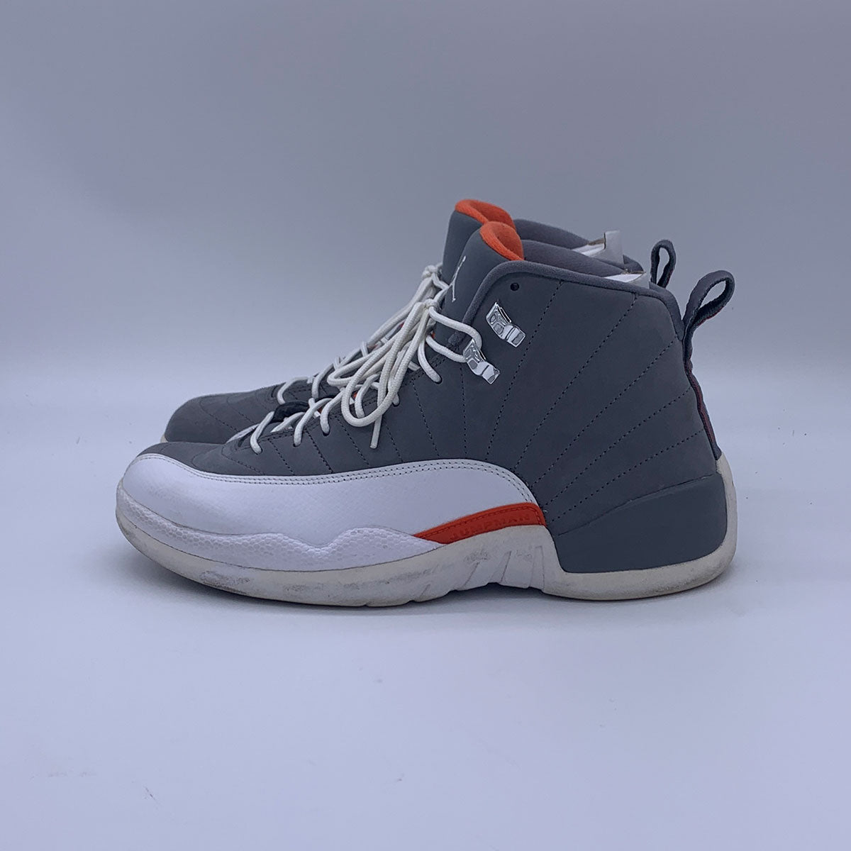 Air Jordan 12 XII Retro Cool Grey Team Orange (Pre-Owned)