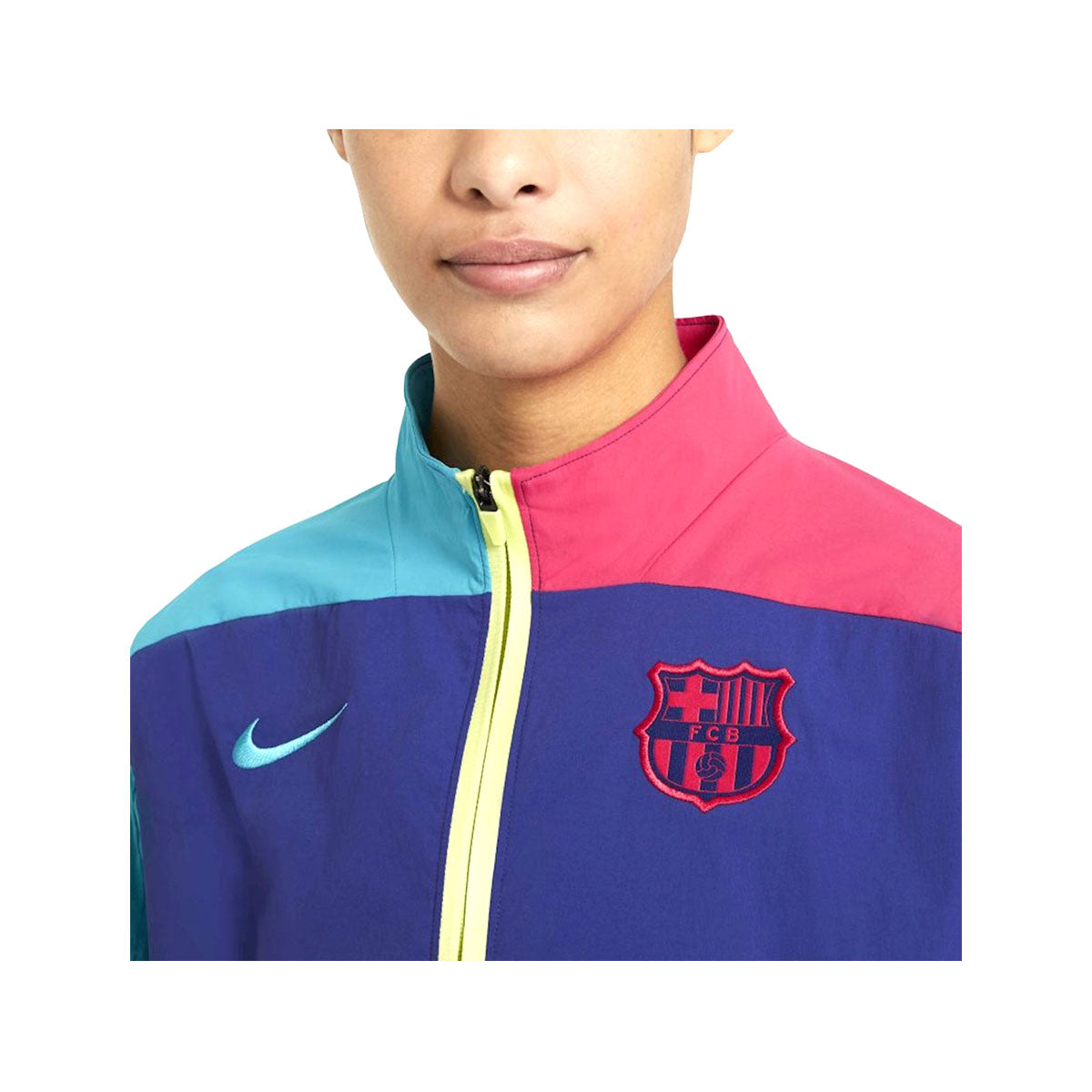 Nike Women's FC Barcelona 1/4-Zip Football Top - KickzStore